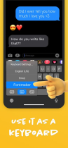 Fontmaker - Keyboard App iOS Screenshot 3