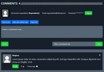 Dynamic Comment Box System PHP Screenshot 2