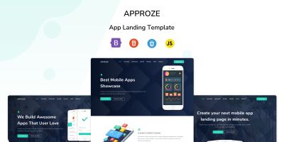 Approze - Responsive App Landing Template