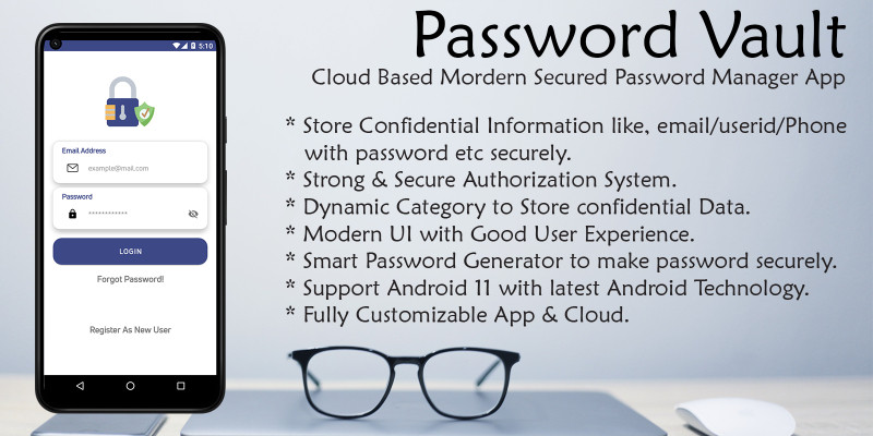 Password Vault Android App With BackEnd