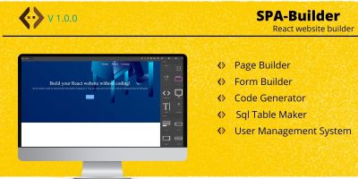 SPA-Builder - Drag and Drop Page Builder