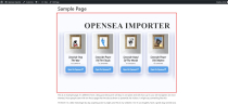 Opensea Importer Wordpress Plugin Screenshot 5