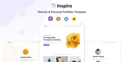 Inspiro - Responsive Portfolio HTML Template 