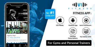 Fitness Personal Trainer Ionic App Template