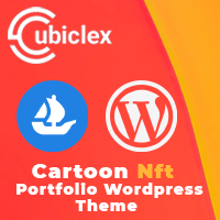 Cartoon NFT Portfolio Wordpress Theme