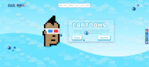 Cartoon NFT Portfolio Wordpress Theme Screenshot 1