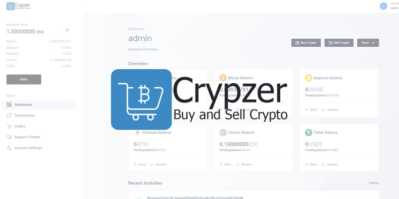 Crypzer - Buy and Sell Crypto Currency