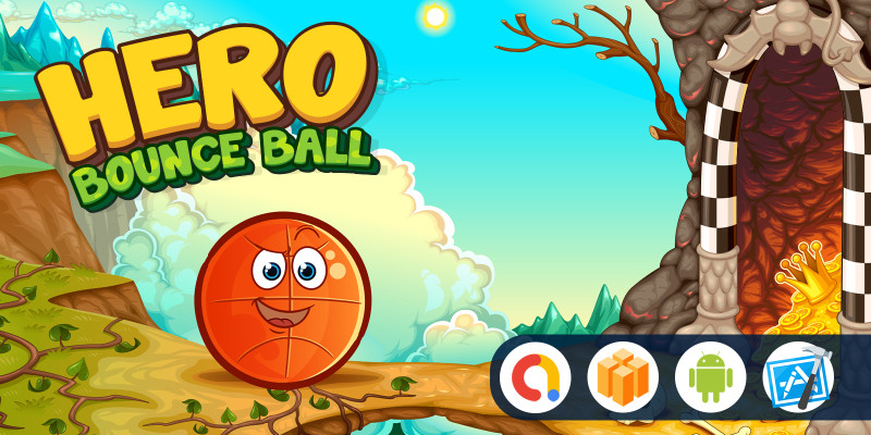 Hero Bounce Ball Adventure - Buildbox Full Game