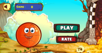 Hero Bounce Ball Adventure - Buildbox Full Game Screenshot 1