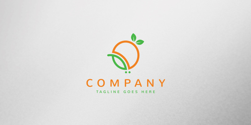 Fruit Market Logo Template Design