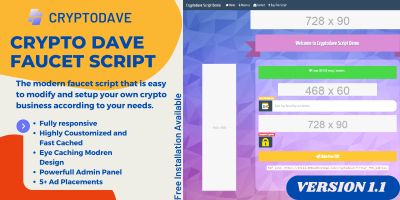 CryptoDave Faucet Script