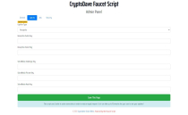 CryptoDave Faucet Script Screenshot 2