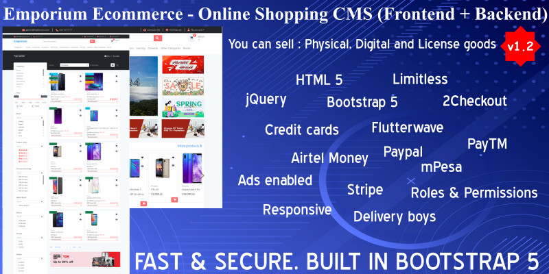 Emporium eCommerce -  Online shopping CMS