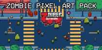 Zombie Pixel Art  Asset Pack Screenshot 1