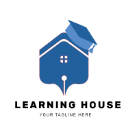 Learning House Logo Design 