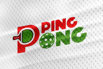 Ping Pong Table Tennis Wordmark Logo Screenshot 1
