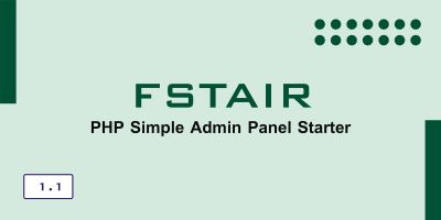 FStair - PHP Simple Admin Panel Starter