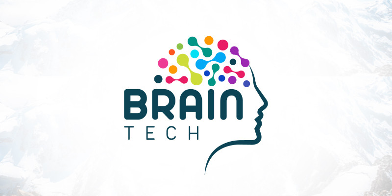 Creative Human Brain Technology Logo