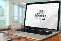 Creative Human Brain Technology Logo Screenshot 2