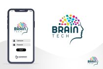 Creative Human Brain Technology Logo Screenshot 4