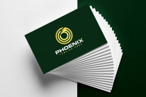 Geometric Golden Eagle Phoenix Logo Screenshot 3