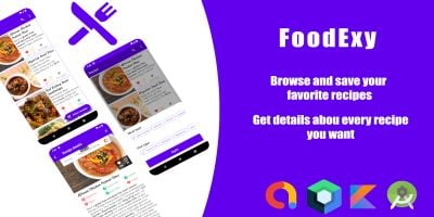 FoodExy -  Android Recipe app