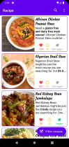 FoodExy -  Android Recipe app Screenshot 1