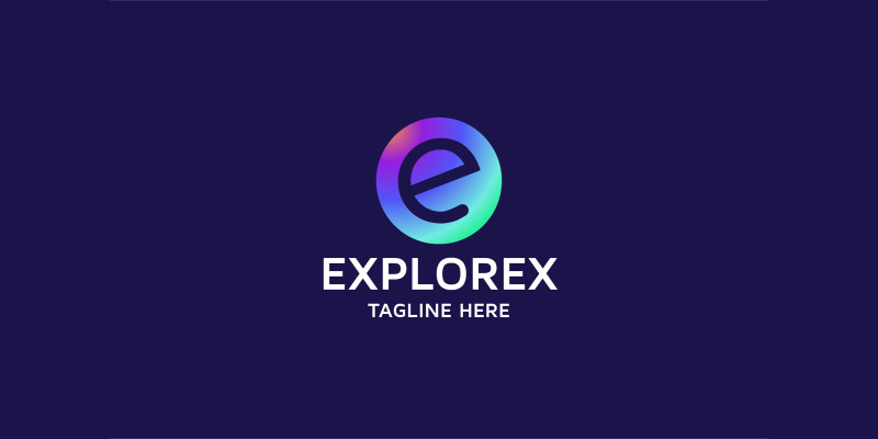 Explorer Letter E Logo