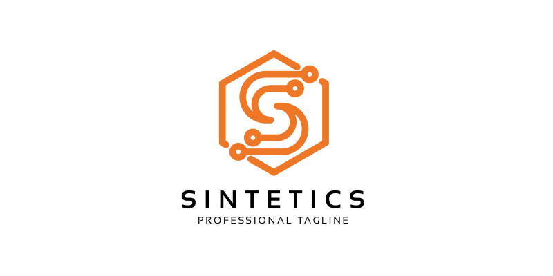 Sintetics S Letter Tech Logo