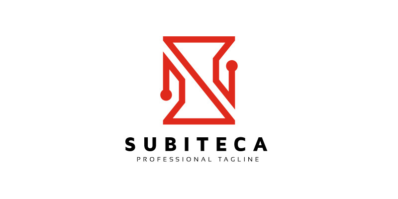 Subiteca S Letter Tech Logo