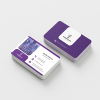 Corporate Business Card Purple Template 