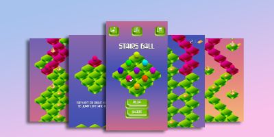 Stairs Ball - Buildbox Template