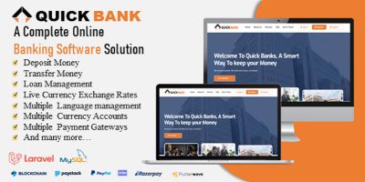 QuickBank Online Banking Management System