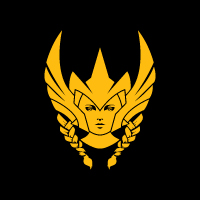 Valkyrie woman Warrior Logo 