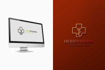 Herbal Pharmacy Logo Template Design Screenshot 2