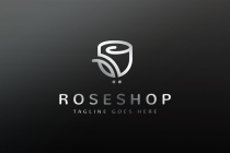 Rose Shop Logo Template Design Screenshot 1