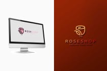 Rose Shop Logo Template Design Screenshot 2