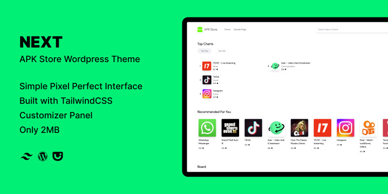 APK Store Wordpress Theme