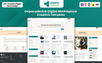Osipocodeclub - Digital Downloads HTML Template Screenshot 1