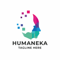 Human Virtual Logo