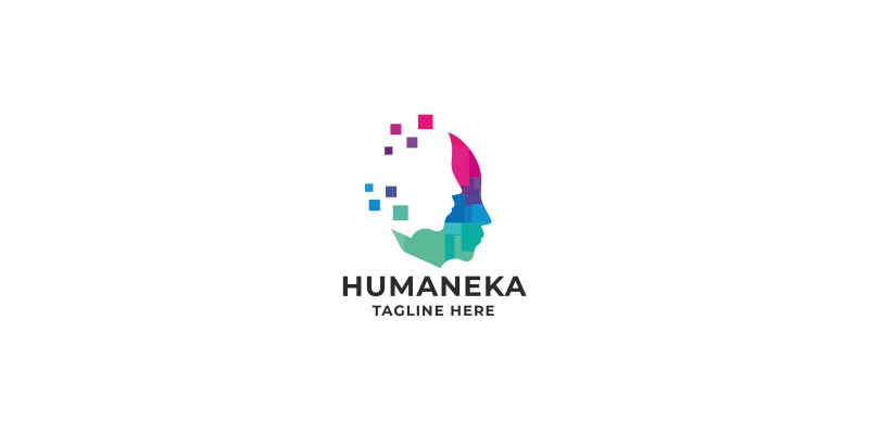 Human Virtual Logo