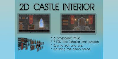 2D Castle Interior Objects