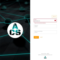 ACS - NodeJS User Login And Registration Screenshot 1
