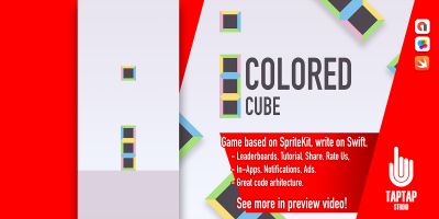 Colored Cube - iOS App Template
