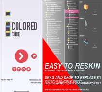 Colored Cube - iOS App Template Screenshot 1