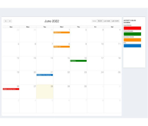 PHP Calendar Event Management  Screenshot 1