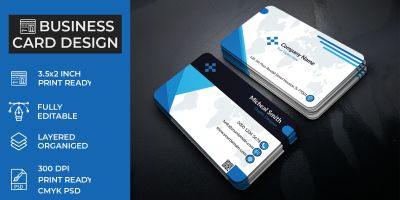 Simple Business Card Design Template