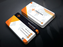 Simple Business Card Design Template Screenshot 2
