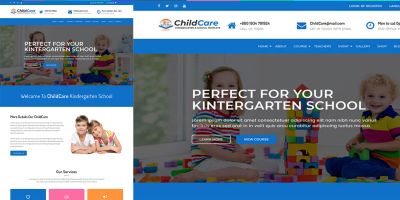 ChildCare - Kindergarten And School HTML Template