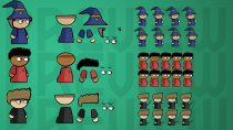 2D small Characters Weapon Pack Screenshot 1